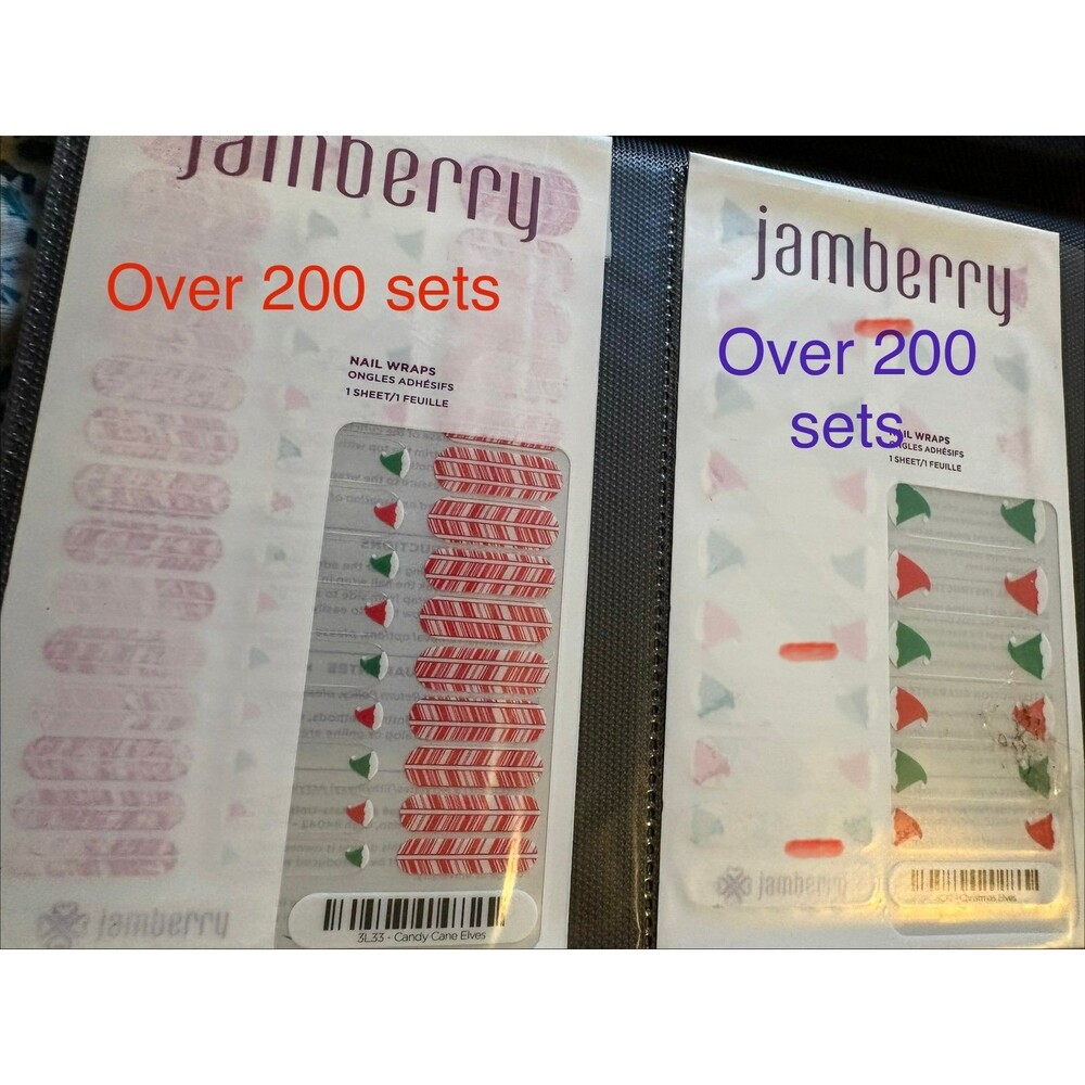 Jamberry lot. Over 250 sets